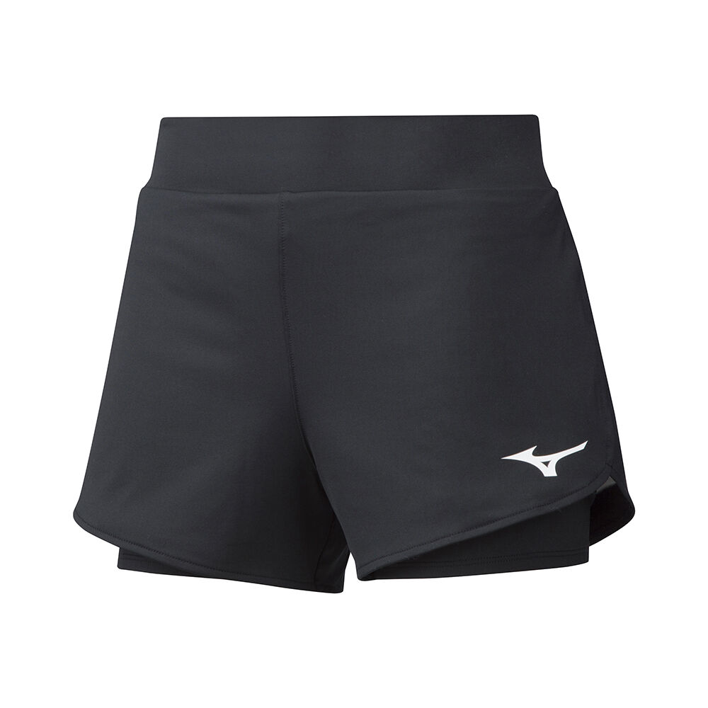 Womens Mizuno Flex Shorts Black Philippines (TCBIXF918)